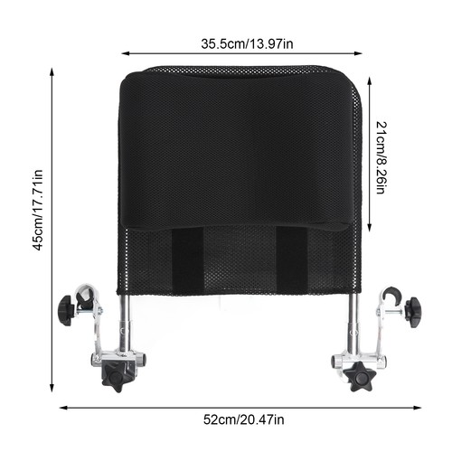 Wheelchair headrest breathable - headrest,