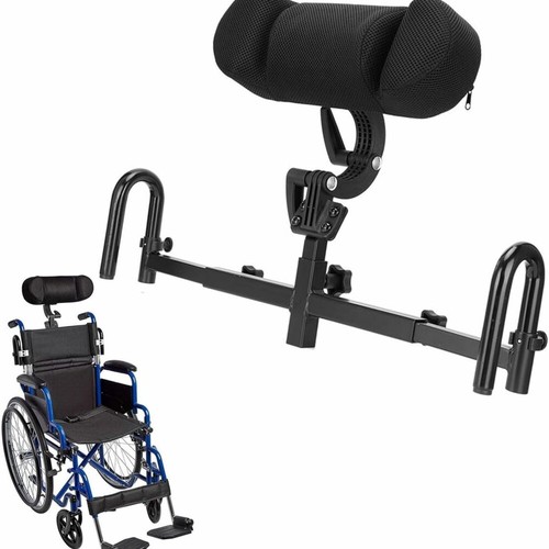 Adjustable wheelchair headrest - adjustable,