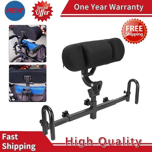 Adjustable wheelchair headrest - adjustable,