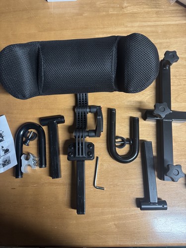 Adjustable wheelchair headrest - adjustable,