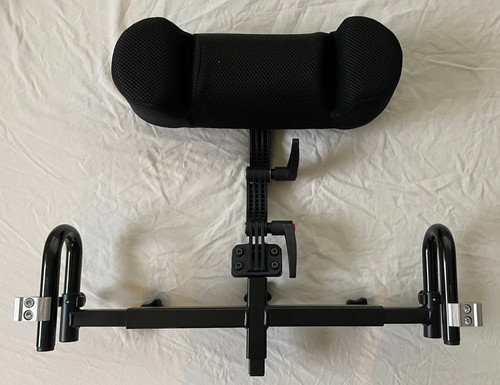 Adjustable wheelchair headrest - wheelchair,