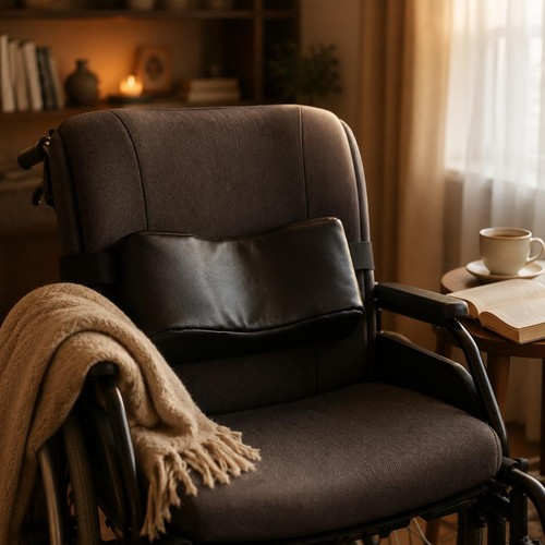 Wheelchair headrest contoured - wheelchair,