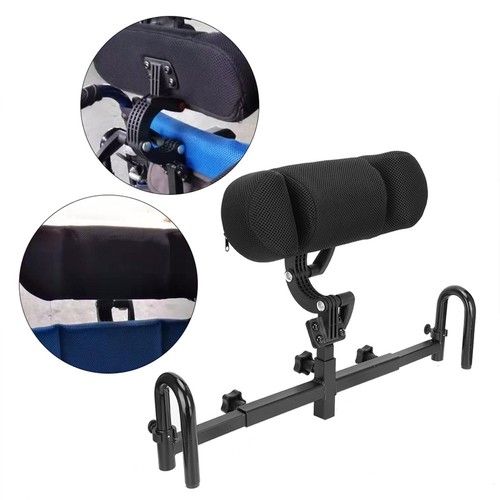 Adjustable wheelchair headrest - wheelchair,