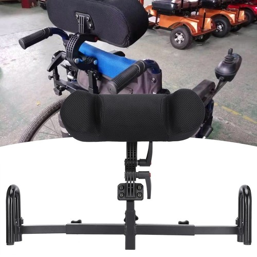 Adjustable wheelchair headrest - wheelchair,